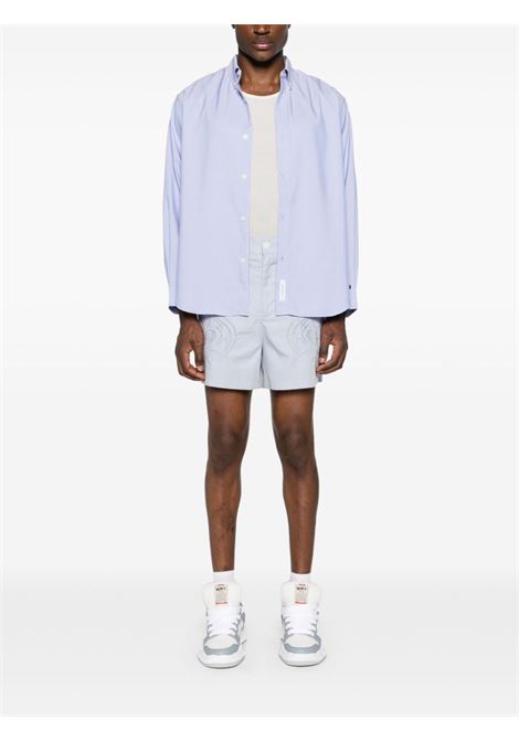 Bermuda con ricamo in celeste Feng Chen Wang - uomo FENG CHEN WANG | FMS17ST09BL